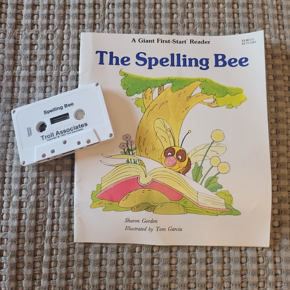 "The Spelling Bee" Book by Sharon Gordon with audio cassette
